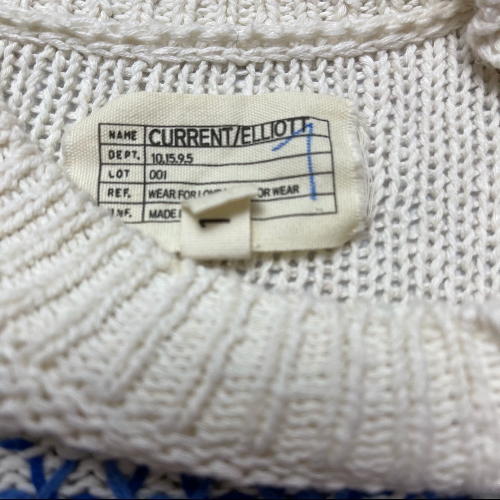 Current/Elliott The Mix Stitch Stripe Sweater - Picture 5 of 6
